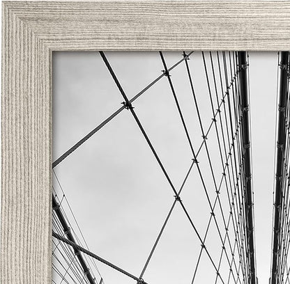 Americanflat 20x30 Poster Frame with Polished Plexiglass - Wide Picture Frames Made of Engineered Wood for Vertical or Horizontal Wall Display - Epic Collection - Driftwood