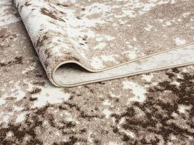 Keen Home Design Area Rugs - 12x15 Non-Shedding, Abstract Rugs for Kitchen, Living Room, Bedroom, Dining Room, Entryway - Size: 12' x 15', Multi