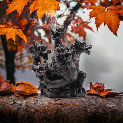Hosley 12pk Bulk Buy 8.5 Inch High Resin Dragon Decor Statue/Incense Cone Burner Smoking Dragon Holder. Ideal for Spa and Aromatherapy Suggested for use Brand Incense Cones