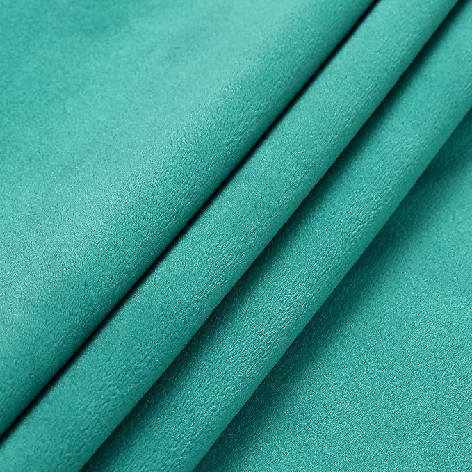 NiNi ALL Decorative Throw Pillow Covers Velvet Soft for Couch Sofa Bedroom Living Room Outdoor Pack of 2 20x20 Inch Aqua Green