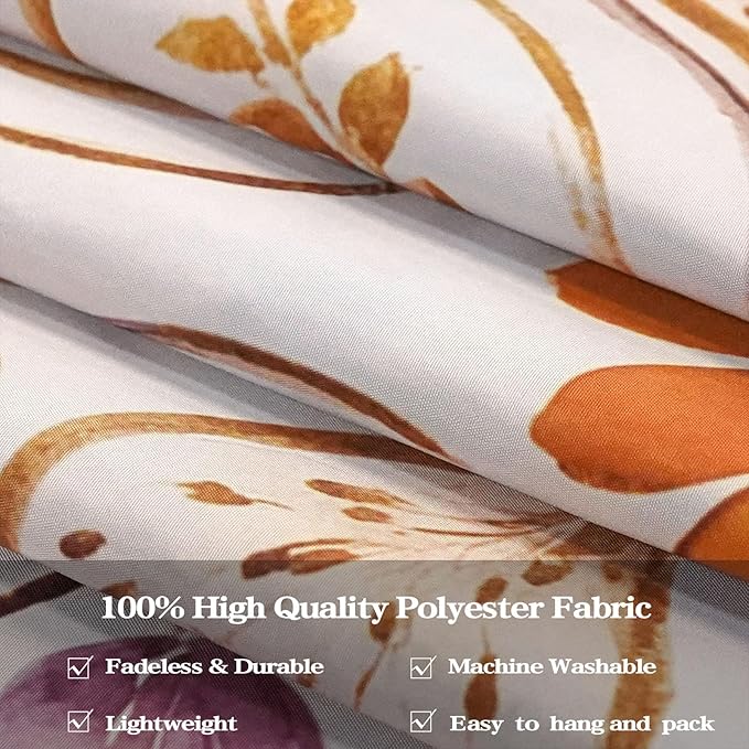Fowocu Boho Floral Mandala Tapestry for Bedroom Aesthetic Watercolor Bohemian Flower Wall Tapestry Brown Beige Hippie Indian Extra Large Tapestries Wall Hanging for Living Room Dorm Decor 90 x 68 Inch