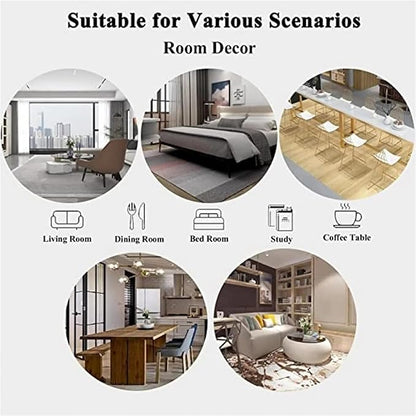 Modern Moroccan Boho Area Rug 5x6ft, Grayish White Low Pile Carpet, Non-Slip & Machine Washable Rug for Living Room, Bedroom, Dining Room, Nursery, Dorm