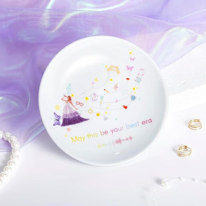 Crisky Singer Inspired May This Be Your Best Era - Ring Dish Jewelry Tray Trinket Dish, Birthday Encourage Gifts for Women Friends Besties Sisters Graduation Gift Ideas