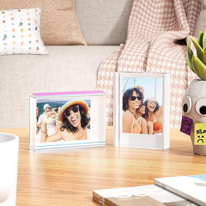 WINKINE Polaroid Frame for Photos, Instax Film Frame for Fujifilm Instax Mini Polaroid Film, Small Picture Frames 2x3, Baby Photo Frames for Tabletops, Mini Picutre Holder