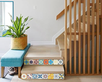 FLFK Wallpaper Border Tile Stickers Peel and Stick Wall Border for Kitchen Backsplash Bathroom Shower Room, 6"x240"