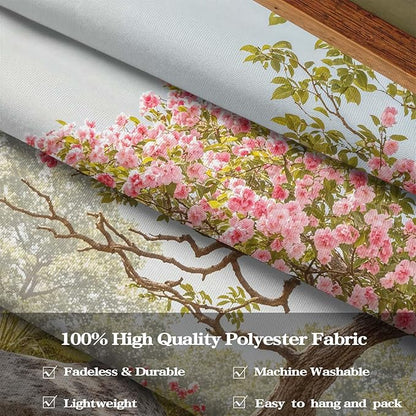 Lifeel Japanese Scenery Tapestry, Aesthetics Nature Landscape Tapestries, Asian Home Decor for Bedroom Meditation Room Living Room, 60x80 inches
