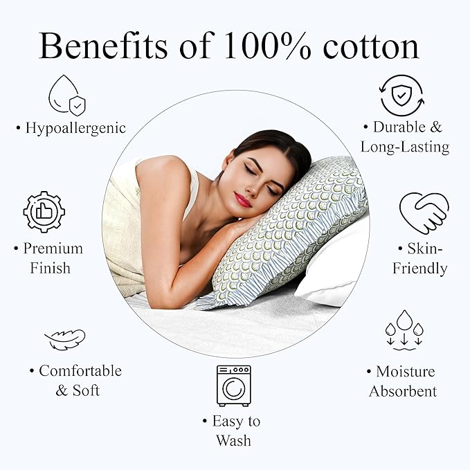 Ridhi Hand Fan Harmony Modern Farmhouse Pillow 20x20 Throw Pillow Covers Set of 2 with Ruffle for Couch Sofa Bed Living Room Home Decor for Christmas, Thanksgiving