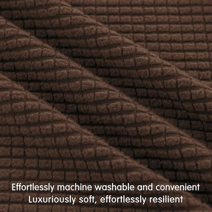 Hokway Couch Cushion Covers Stretch Cushion Covers Sofa Seat Cushion Slipcover Cushion Protector(Chocolate, Medium)