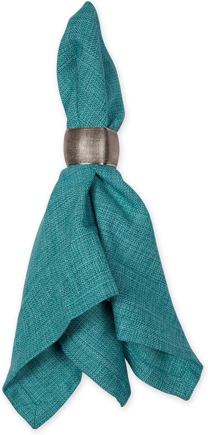 DII Variegated Tabletop Collection, Napkin Set, 20x20, Teal, 6 Piece