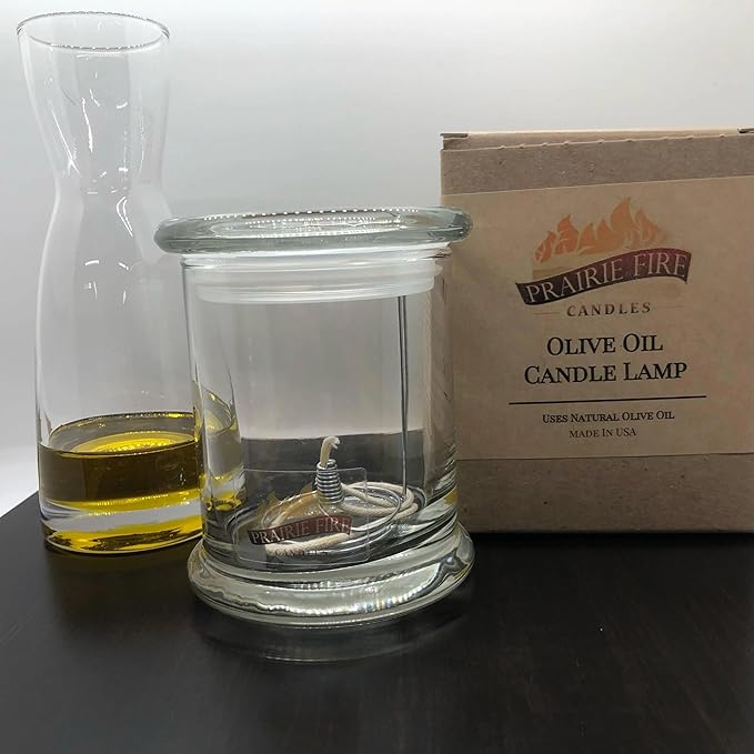 Olive Oil Candle Lamp - Emergency Backup - Power Outage
