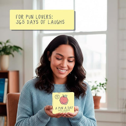 Rockdoodles 2026 Punny Day-to-Day Calendar | Funny Daily Desktop Calendar Christmas Stocking Stuffer Gift for Home or Office, Daily Tear Off Pages With New Puns | A Pun A Day by Rockdoodles