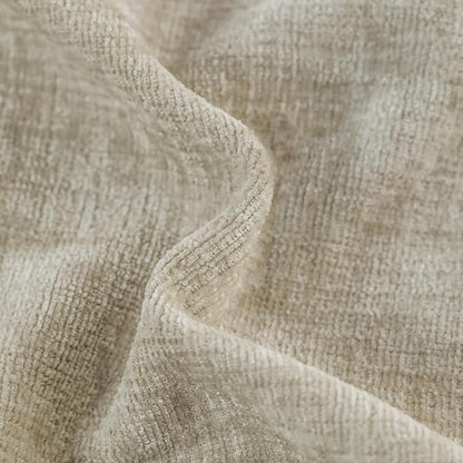 CaliTime Throw Pillow Covers Decorative 16 X 16 Inches Pack of 2 Cotton Thread Stitching Edges Solid Dyed Soft Chenille Cushion Cases for Couch Sofa Bed Living Room Farmhouse Light Taupe