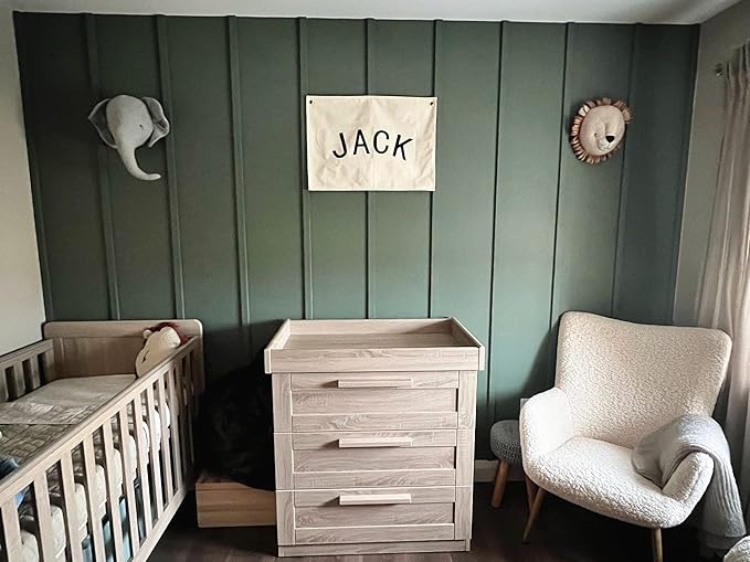 Canvas Banner Hanging Flag Banner for Nursery and Playroom Wall Décor for Kids Trendy Room Décor for Boys and Girls (Blank)