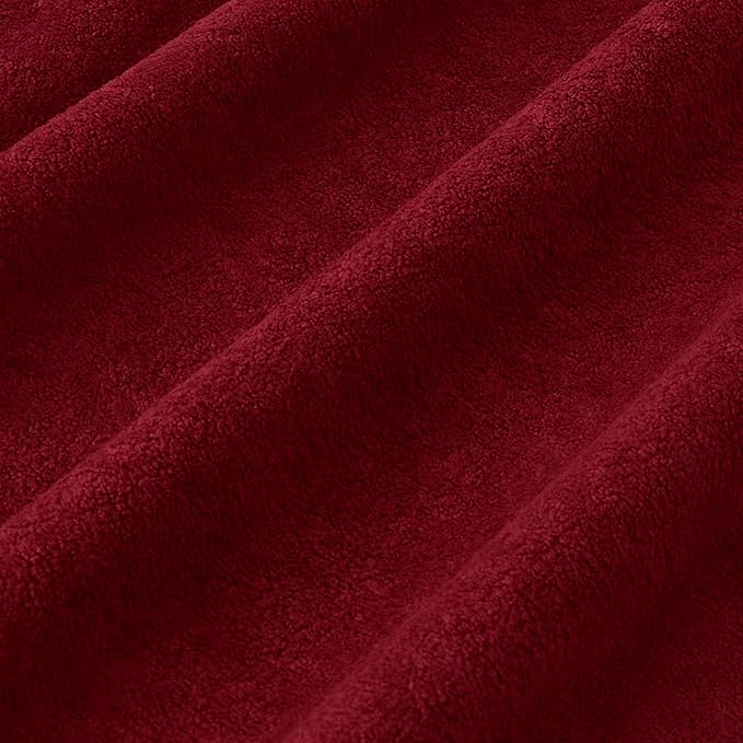 Kevin Textile Christmas 14x36 Inch Long Lumbar Cover 1 Pack Soft Boucle Textured Decorative Waterproof Rectangle Cushion Accent Pillows for Couch Sofa Chair Bed Home Decor Indoor Outdoor Burgundy