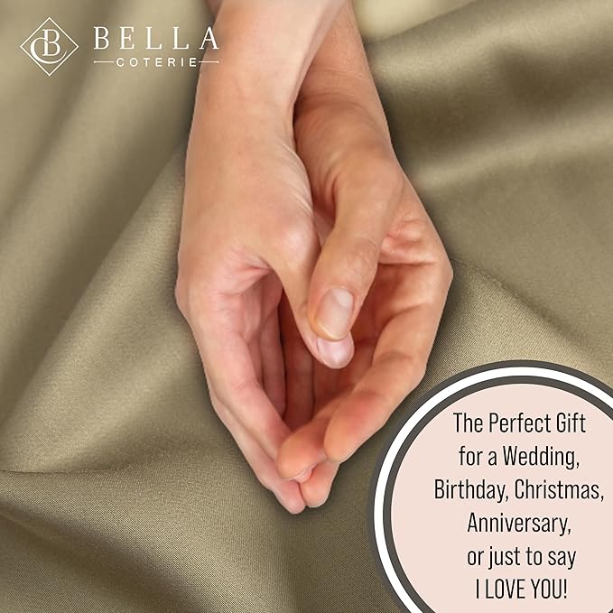 Bella Coterie 6 Piece Luxury Bamboo Viscose Sheet Set - Thumbnail 5