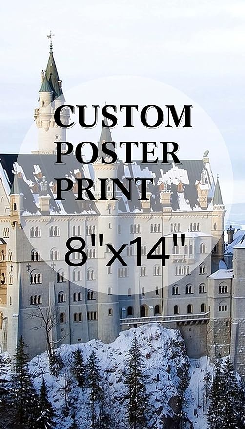 jenesaisquoi Custom Canvas Art Print 8" x 14", Upload Your Photo Image Custom Personalized Photo to Poster Printing Home Decor Wall Art Prints (Unframed, 8" x 14")