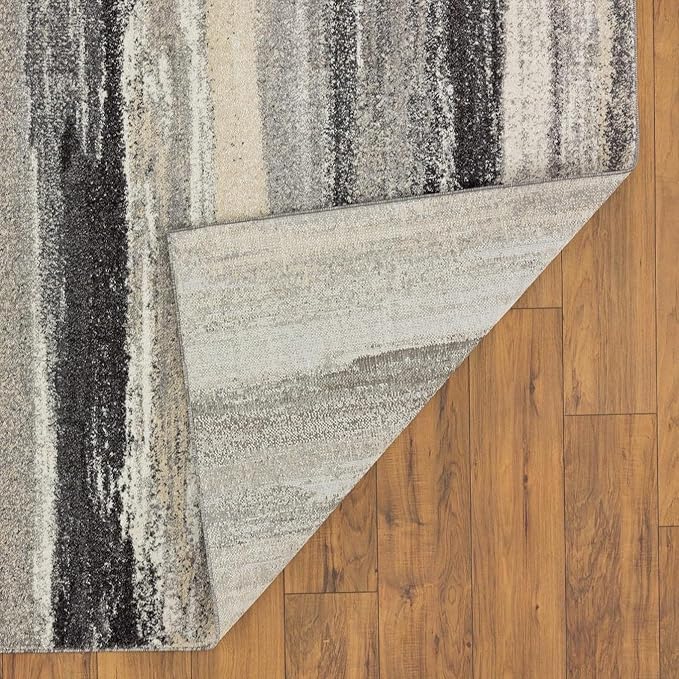 LUXE WEAVERS Tower Hill Abstract Gray 8x10 Area Rug