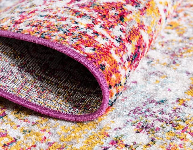 Rugs.com Arlington Collection Rug – 3' x 5' Oval Multi Medium-Pile Rug Perfect for Living Rooms, Large Dining Rooms, Open Floorplans
