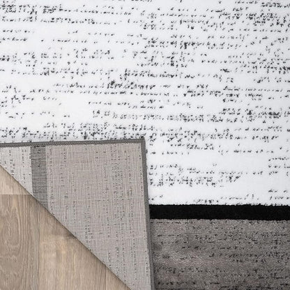 Rugshop Modern Geometric Boxes Blue Area Rug, Non-Shedding Square Carpet for Bedroom, Dining Room, or Home Office, 6'6" x 6'6"