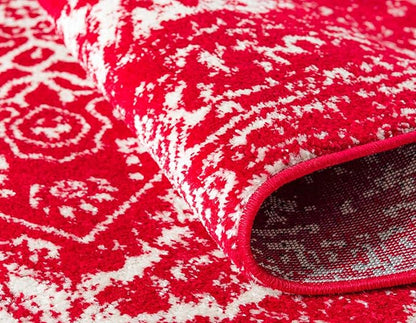 Rugs.com Arlington Collection Rug – 10' x 14' Red Medium-Pile Rug Perfect for Living Rooms, Large Dining Rooms, Open Floorplans