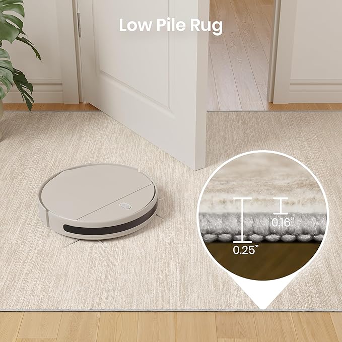 Valenrug Washable Rugs 5x7 - Stain Resistant 5x7 Area Rugs for Living Room, Non Slip Backing Gradient Printed Rugs for Bedroom, Foldable Machine Washable Area Rug(5'x7', Brown)