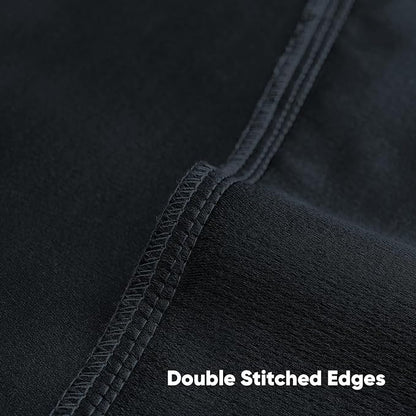 FUTEI Navy Blue Chenille Decorative Throw Pillow Covers 12x20 Inch Set of 2,Soft Cozy Faux Linen Textured Lumbar Pillow Cases,Farmhouse Home Decor for Couch Living Room