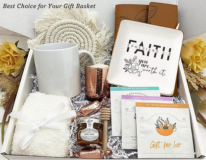 Affirmation Positive Birthday Christmas Gift for Woman,Girl,Inspirational Christian Scripture Religious Bible Verse Reminder Gift,Faith,You Worth It-Encouraging Jewelry Tray Trinket Holder Ring Dish