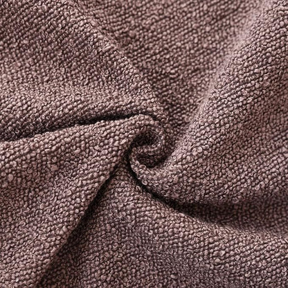 Foindtower Decorative Textured Boucle Throw Pillow Covers Accent Solid Pillow Cases Neutral Soft Cozy Couch Cushion Case for Chair Sofa Bedroom Living Room Home Decor 24x24 Inch,1PC,Dark Purple