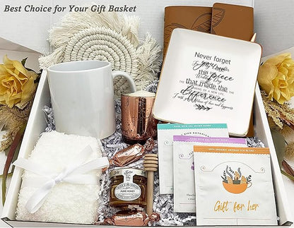 Appreciation Gift for Boss,Co-workers,Teachers,Nurse,Friend,Thank You Gifts for Colleague Women-Promotion Farewell New Job Present-Jewelry Tray Trinket Holder Ring Dish-Never Forget You Are the Piece