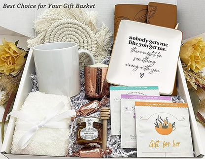 NZY Funny Gifts for Best Friend-Nobody Gets Me Like You-Thank You Wedding Graduation Birthday Farewell Christmas for Best Friends,Bff,Bestie,Sister-Jewelry Tray Trinket Holder Ring Dish