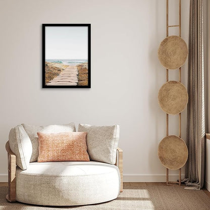 Americanflat 16x22 Picture Frame with Polished Plexiglass - Black Picture Frame - Wide Photo Frames Made of Engineered Wood for Vertical or Horizontal Wall Display - Epic Collection - Black