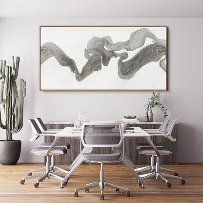Abstract Wall Art Decor Large Wall Art for Living Room Abstrcat Canvas Art Wall Decor Modern Framed Wall Art Prints Abstrcat Art Artwork for Walls Decorations Bedroom Office Decor 29" X 58"