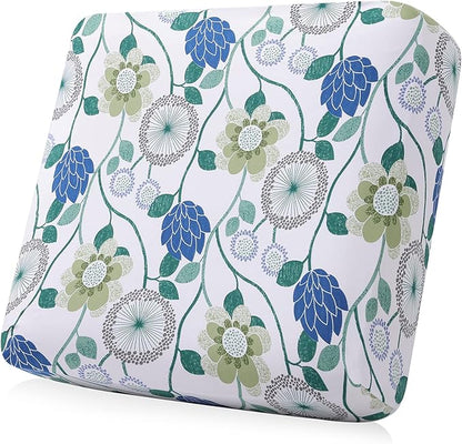 Smiry Printed Couch Cushion Covers, Stretch Soft Couch Covers for Sofa, Washable Non-Slip Sofa Slipcover Furniture Protector for Indoor and Outdoor (Backrest M, Light Green)