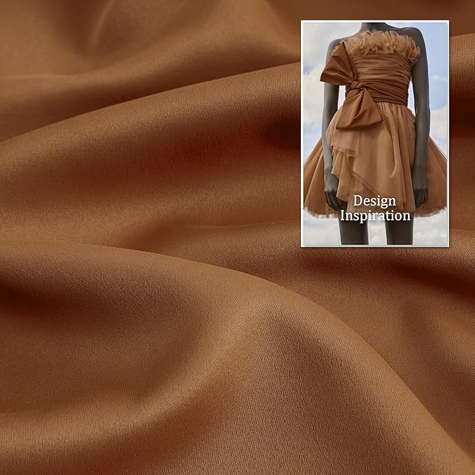 DUALIFE Dark Oak Brown Grommet Room Darkening Curtains 52 x 63 Inches, 2 Panels
