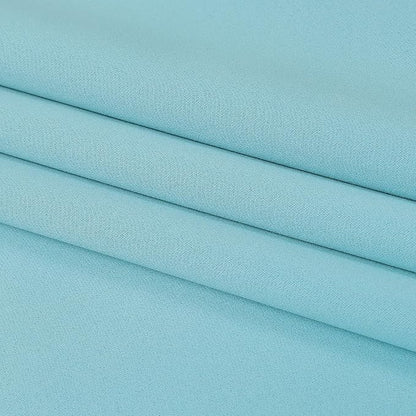DUALIFE Aqua Curtains for Living Room Bedroom Light Blocking Window Curtains Triple Weave Room Darkening Curtain Panels Thermal Insulated Grommet Top 52X45