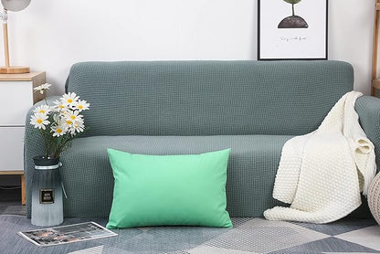 TangDepot Handmade Decorative Solid 100% Cotton Canvas Throw Pillow Covers/Cushion Covers, 45 Colors Available - (12" x 20" , Mint Green, 1 Count (Pack of 1))
