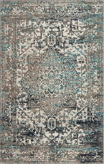 Rugs.com Arlington Collection Rug – 5' x 8' Grey Medium-Pile Rug Perfect for Living Rooms, Large Dining Rooms, Open Floorplans