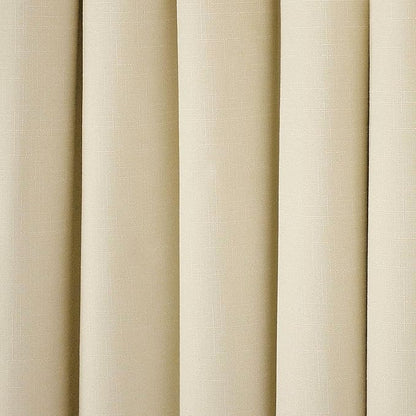 Eclipse Kendall Modern Blackout Thermal Rod Pocket Window Curtain for Bedroom or Living Room (1 Panel), 42 X 84, Ivory