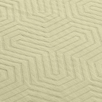 Threadmill Luxury Cotton Blankets for Queen Size Bed | All-Season 100% Cotton Queen Size Blanket | Aster Cozy Lightweight, Soft Breathable Coverlet fits Full Size Bed, 90x92 | Sage Green