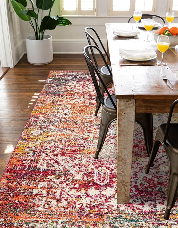 Rugs.com Arlington Collection Rug – 8x11 Multi Medium-Pile Rug Perfect for Living Rooms, Large Dining Rooms, Open Floorplans