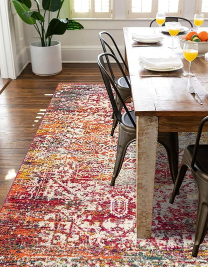 Rugs.com Arlington Collection Rug – 8x11 Multi Medium-Pile Rug Perfect for Living Rooms, Large Dining Rooms, Open Floorplans