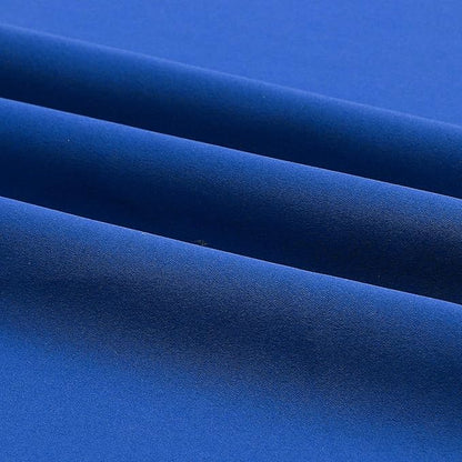 DUALIFE Royal Blue Blackout Curtains 84 inch Length Solid Energy Efficient Room Darkening Bedroom Curtains Thermal Insulated Grommet Top 52 x 84 Inch