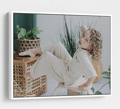 Personalized Custom Canvas Prints: Photo On Canvas (White, 8x8) Transform Your Photos into Stunning Framed Wall Art Digitally Printed Photo To Canvas Ideal for Home Decor, Gifts Keepsakes.Made in Texas, USA