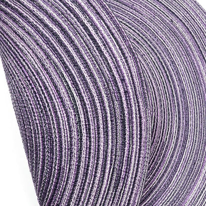 SHACOS Round Placemats Set of 4 Round Table Placemats Braided Cotton Place Mats 15 inch for Kitchen Dining Table Holiday Party (Light Purple, 4)