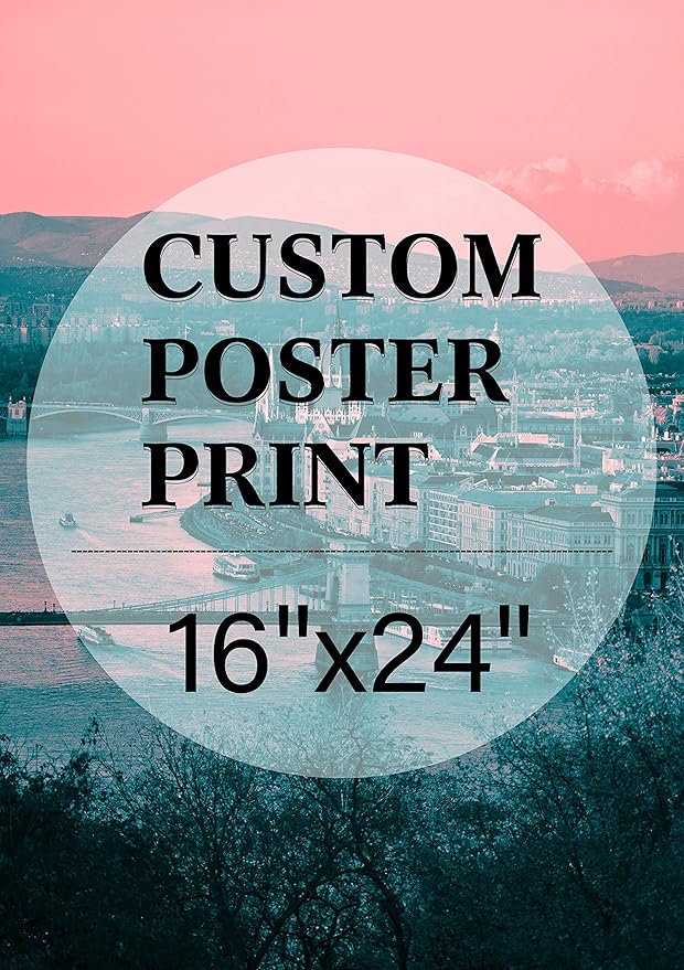 jenesaisquoi Custom Canvas Art Print 16" x 24", Upload Your Photo Image Custom Personalized Photo to Poster Printing Home Decor Wall Art Prints (Unframed)