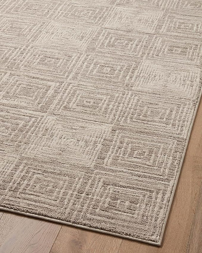 Loloi Darby Collection DAR-05 Beige/Grey 6'-7" x 9'-3" Area Rug