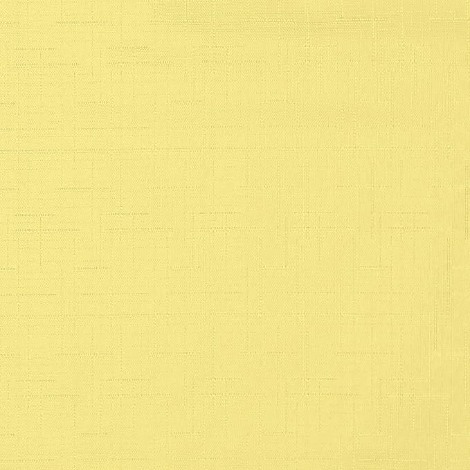 ECLIPSE Kendall Modern Blackout Thermal Rod Pocket Window Curtain for Bedroom or Living Room (1 Panel), 42" x 54", Lemon