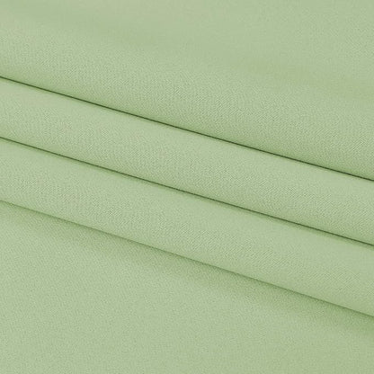 DUALIFE Light Green Blackout Curtain Panels/Drapes for Living Room 84 inch Length Solid Energy Efficient Room Darkening Bedroom Curtains Thermal Insulated Grommet Top 42x84 inch Set of 2 Panels