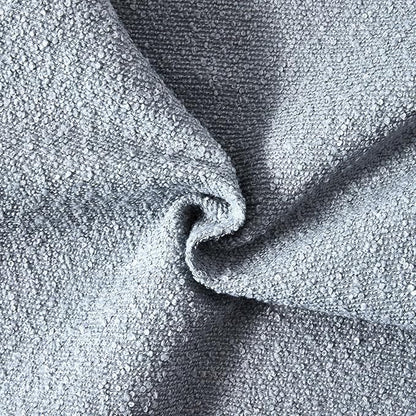 Boucle Decorative Throw Pillow Covers for Couch Set of 2, 20x20 inches, Light Blue