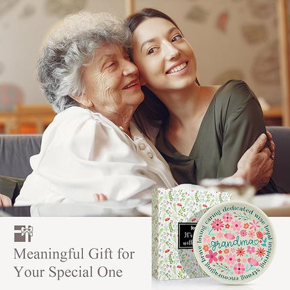 JoycuFF Grandma Gifts for Birthday Christmas Mother's Day Jewelry Dish Tray Grandmother Birthday Gifts from Granddaughter Grandson